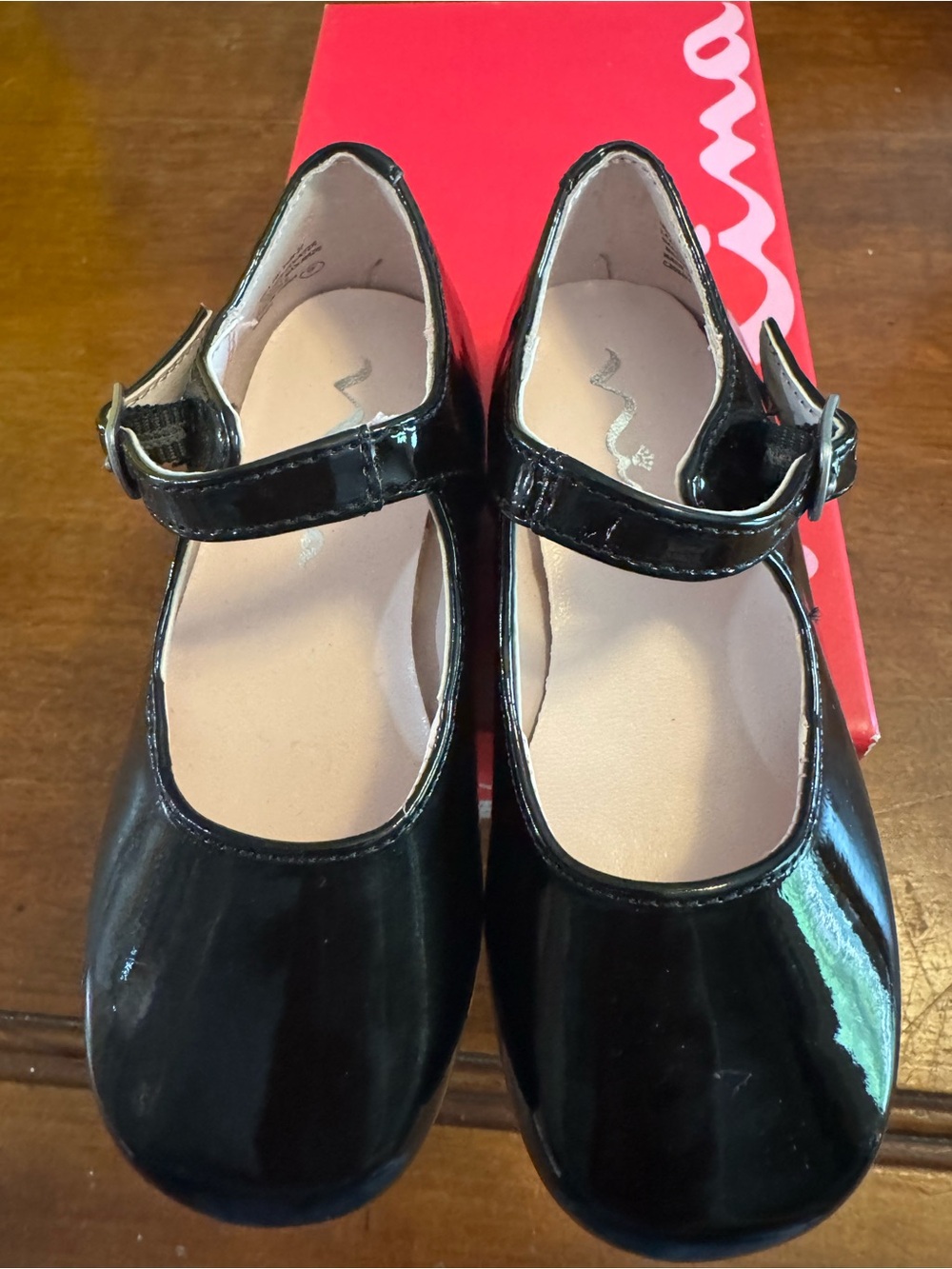 Nina Black Patent Mary Jane Dress Shoes for Kids